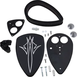 Baron Pinstripe Big Air Kit Cleaner Filter Assembly Black Washable