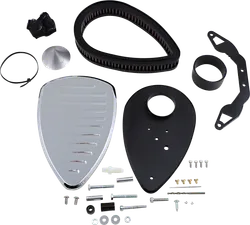 Baron Comet Big Air Kit Cleaner Filter Assembly Chrome Washable