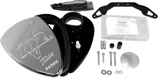 Baron V102 Big Air Kit Cleaner Filter Assembly Chrome Washable