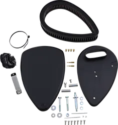 Baron Smooth Big Air Kit Cleaner Filter Assembly Black Washable