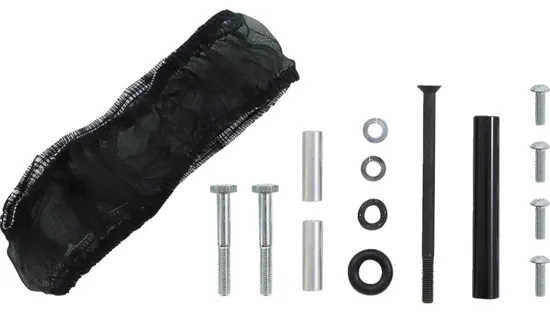 Baron Smooth Big Air Kit Cleaner Filter Assembly Chrome Washable