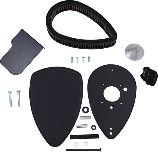 Baron Smooth Big Air Kit Cleaner Filter Assembly Black Washable