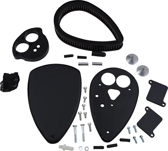 Baron Smooth Big Air Kit Cleaner Filter Assembly Black Washable