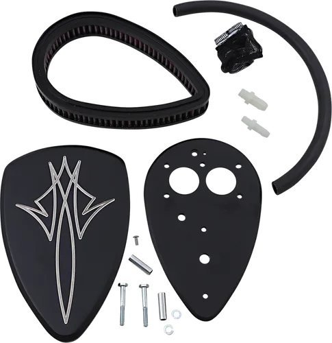 Baron Pinstripe Big Air Kit Cleaner Filter Assembly Black Washable