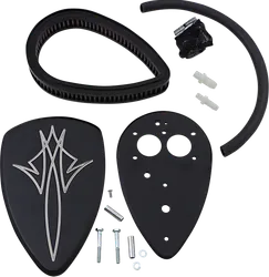 Baron Pinstripe Big Air Kit Cleaner Filter Assembly Black Washable