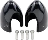 Baron Fork Bullets Front Axle Cap Nut Covers Pair Aluminum Black