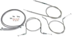 Baron Handlebar Control Cable Kit Clutch Brake Line 12-14in. SS