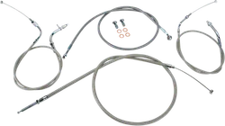 Baron Handlebar Control Cable Kit Clutch Brake Line 12-14in. SS
