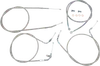 Baron Handlebar Control Cable Kit Clutch Brake Line 15-17in. SS