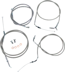 Baron Handlebar Control Cable Kit Clutch Brake Line 18-20in. SS