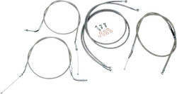 Baron Handlebar Control Cable Kit Clutch Brake Line 12-14in. SS