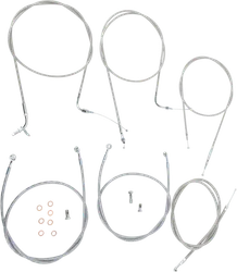 Baron Handlebar Control Cable Kit Clutch Brake Line 18-20in. SS