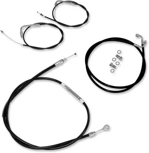 Baron Handlebar Control Cable Kit Clutch Brake Line 2in. Over Black