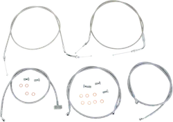 Baron Handlebar Control Cable Kit Clutch Brake Line 15-17in. SS