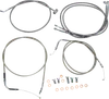 Baron Handlebar Control Cable Kit Clutch Brake Line 18-20in. SS