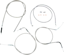 Baron Handlebar Control Cable Kit Clutch Brake Line 18-20in. SS