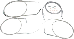 Baron Handlebar Control Cable Kit Clutch Brake Line 15-17in. SS
