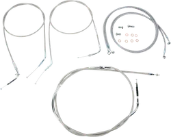 Baron Handlebar Control Cable Kit Clutch Brake Line 18-20in. SS