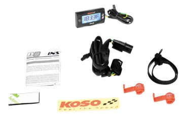 Koso Black Cylinder Head Temperature Meter