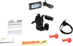 Koso Black Cylinder Head Temperature Meter