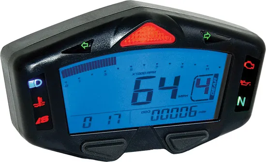 Koso Black Electronic Multi Function Speedometer
