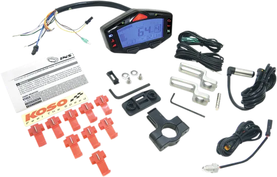 Koso Black Electronic Multi Function Speedometer