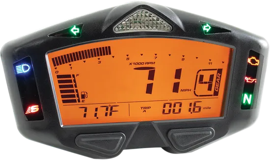 Koso Black Electronic Multi Function Speedometer