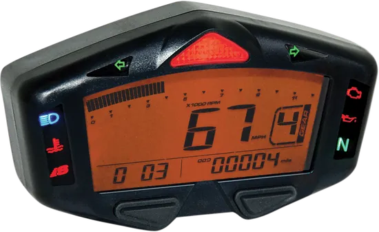 Koso Black Electronic Multi Function Speedometer