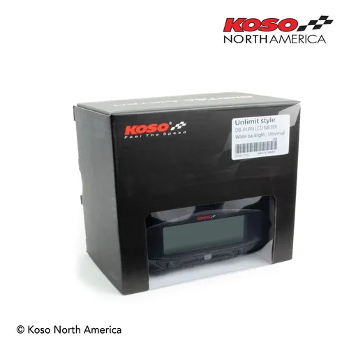 Koso Black DB01RN Multi Function Gauge Meter