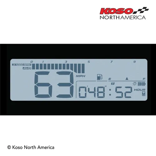 Koso Black DB01RN Multi Function Gauge Meter