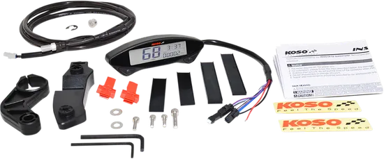 Koso Black Electronic Speedometer Gauge