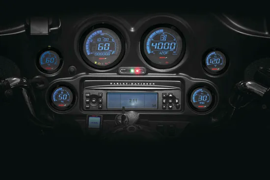 Koso Black 6pc Multi Function Gauge Meter w Speed Sensor