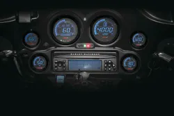 Koso Black 6pc Multi Function Gauge Meter w Speed Sensor