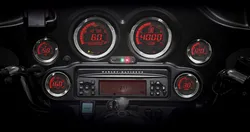 Koso Chrome 6pc Multi Function Gauge Meter