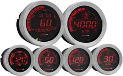 Koso Chrome 6pc Multi Function Gauge Meter