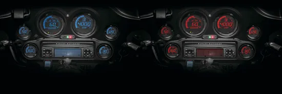 Koso Black 6pc Multi Function Gauge Meter