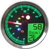 Koso Black Electronic Speedometer Tachometer