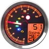 Koso Black Electronic Speedometer Tachometer
