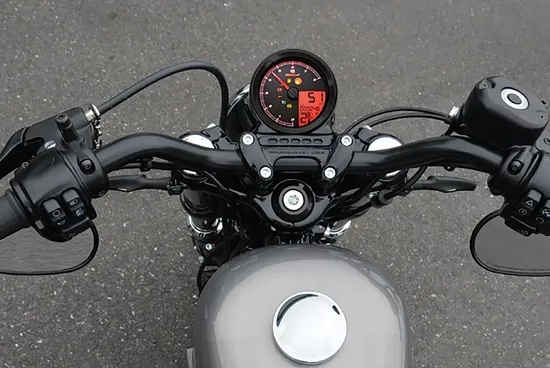 Koso Black Electronic Speedometer Tachometer