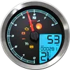 Koso Black Electronic Speedometer Tachometer