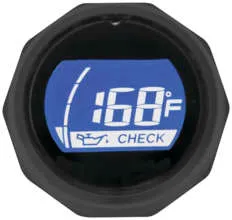 Koso Black Electronic Oil Temp Gauge Dipstick