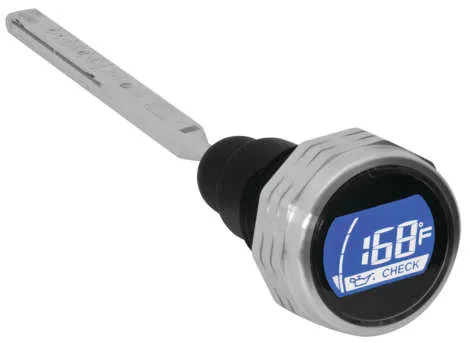 Koso Silver Electronic Oil Temp Gauge Dipstick