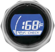 Koso Silver Electronic Oil Temp Gauge Dipstick