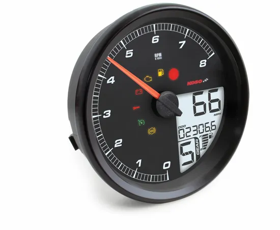 Koso Black Bezel 4.5in Multi Function Gauge Meter