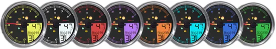 Koso Chrome Electronic Speedometer Tachometer