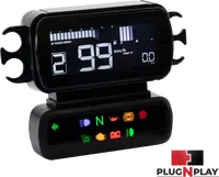 Koso Black LCD D2 Multi Function Gauge Speedometer