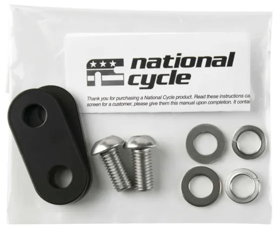 National Cycle 38mm Black Steel Footpeg Mount