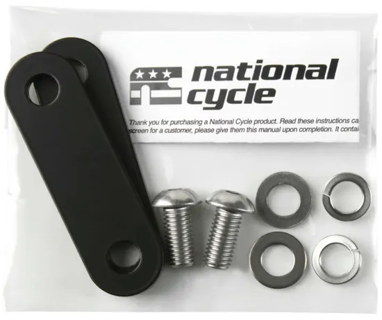 National Cycle 76mm Black Steel Footpeg Mount