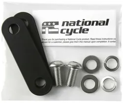 National Cycle 76mm Black Steel Footpeg Mount