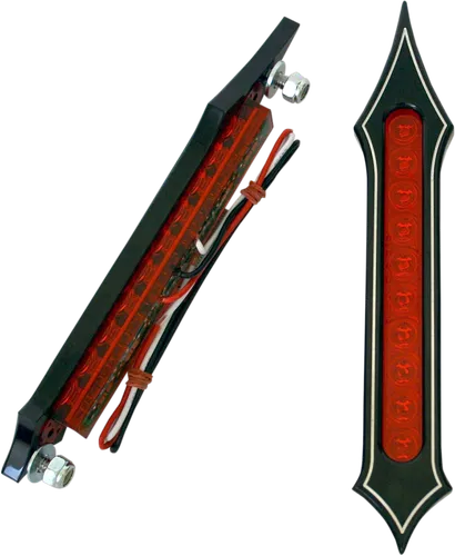 Accutronix Night Series Slotted Tribal Red LED Bag Lights